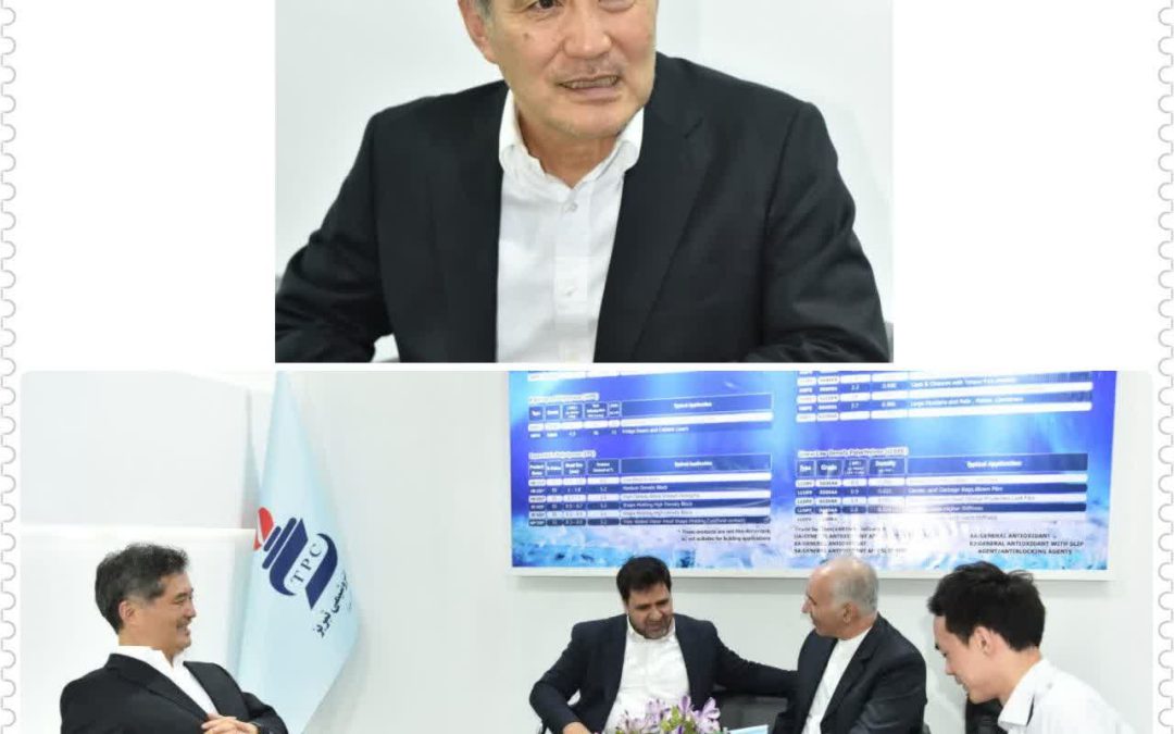 سفیر ژاپن درایران از غرفه پتروشیمی تبریز بازدید کرد