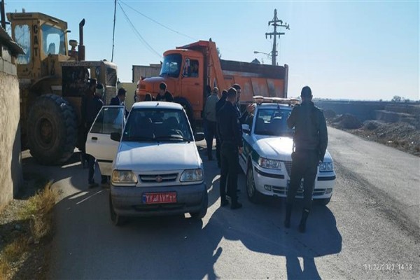 توقف برداشت شن و ماسه از بستر نهر طبیعی کهنک