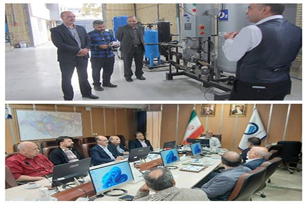 بازدید مدیر امور آبفای شهرستان قدس از شرکت دانش بنیان ازن سازان پاسارگاد