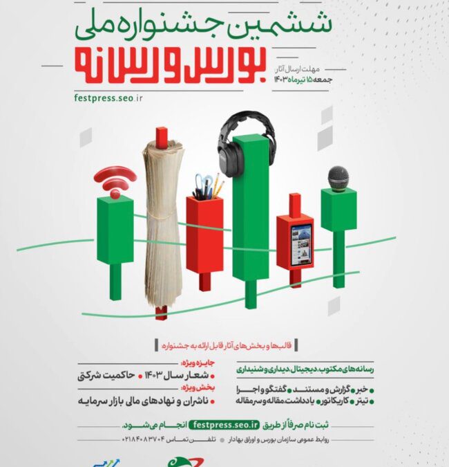 فرایند داوری آثار ششمین جشنواره بورس و رسانه آغاز شد