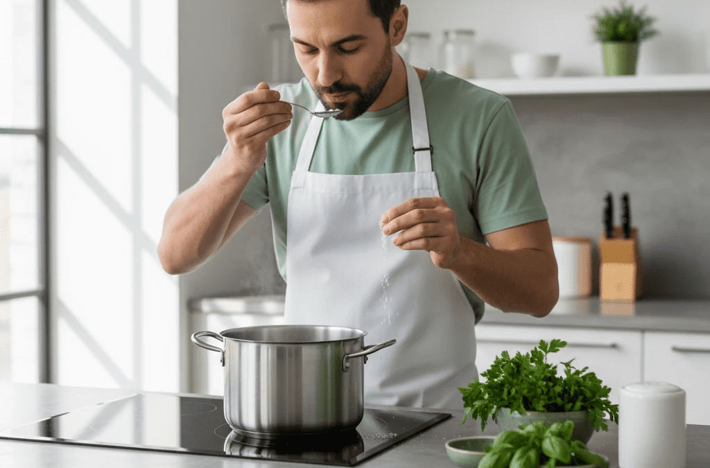 ترفند های رفع شوری غذا